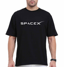 Load image into Gallery viewer, SpaceX Oversized T-Shirt for Men-Black-Ektarfa.online
