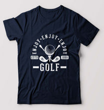 Load image into Gallery viewer, Golf T-Shirt for Men-Navy Blue-Ektarfa.online
