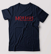 Load image into Gallery viewer, Morbius T-Shirt for Men-S(38 Inches)-Navy Blue-Ektarfa.online
