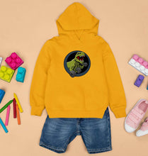 Load image into Gallery viewer, Angry T-Rex Gym Kids Hoodie for Boy/Girl-1-2 Years(24 Inches)-Mustard Yellow-Ektarfa.online
