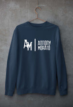 Load image into Gallery viewer, Antony Morato Unisex Sweatshirt for Men/Women-S(40 Inches)-Navy Blue-Ektarfa.online

