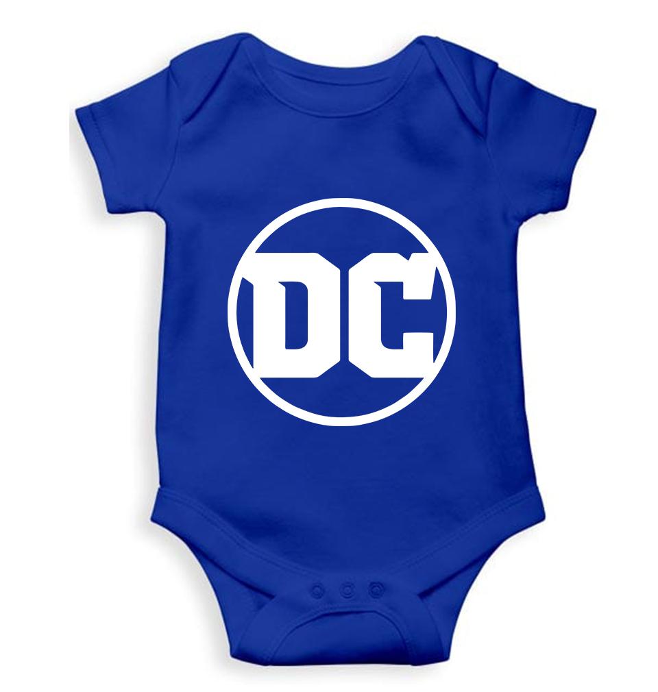 DC Kids Romper For Baby Boy/Girl-0-5 Months(18 Inches)-Royal Blue-Ektarfa.online