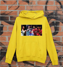 Load image into Gallery viewer, Badminton Players Unisex Hoodie for Men/Women-Mustard Yellow-Ektarfa.online
