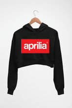 Load image into Gallery viewer, Aprilia Crop HOODIE FOR WOMEN-Black-Ektarfa.online
