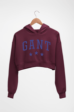 Load image into Gallery viewer, Varsity Gant Crop HOODIE FOR WOMEN-Maroon-Ektarfa.online
