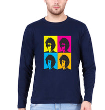 Load image into Gallery viewer, Bob Dylan Full Sleeves T-Shirt for Men-Navy Blue-Ektarfa.online
