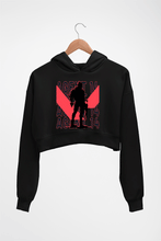 Load image into Gallery viewer, Valorant Crop HOODIE FOR WOMEN-Black-Ektarfa.online
