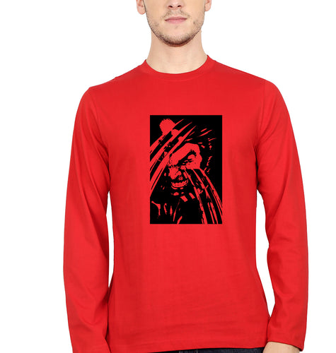 Wolverine Full Sleeves T-Shirt for Men-Red-Ektarfa.online