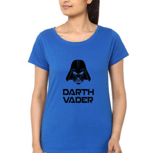 Load image into Gallery viewer, Star Wars Darth Vader T-Shirt for Women-Royal Blue-Ektarfa.online
