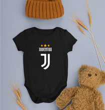 Load image into Gallery viewer, Juventus Kids Romper For Baby Boy/Girl-0-5 Months(18 Inches)-Black-Ektarfa.online
