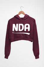 Load image into Gallery viewer, NDA Army Crop HOODIE FOR WOMEN-Maroon-Ektarfa.online
