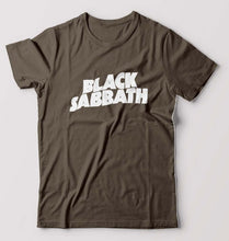 Load image into Gallery viewer, Black Sabbath T-Shirt for Men-S(38 Inches)-Olive Green-Ektarfa.online
