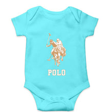 Load image into Gallery viewer, Polo Kids Romper For Baby Boy/Girl-0-5 Months(18 Inches)-Sky Blue-Ektarfa.online
