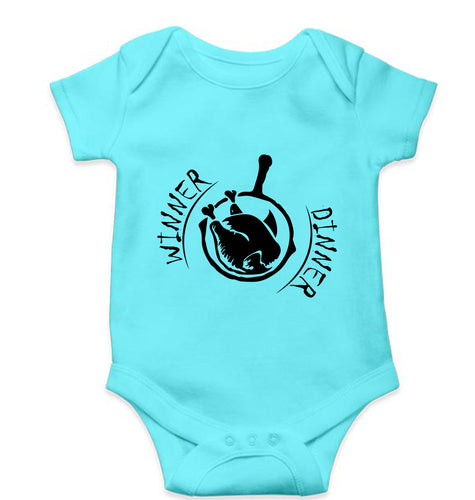 PUBG winner dinner Kids Romper For Baby Boy/Girl-Sky Blue-Ektarfa.online