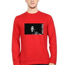 Load image into Gallery viewer, Chick Corea Full Sleeves T-Shirt for Men-Red-Ektarfa.online
