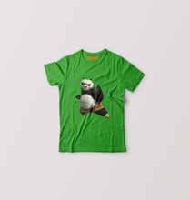 Load image into Gallery viewer, Kung Fu Panda Kids T-Shirt for Boy/Girl-Flag Green-Ektarfa.online
