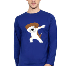 Load image into Gallery viewer, Dab Dog Full Sleeves T-Shirt for Men-Royal Blue-Ektarfa.online
