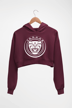 Load image into Gallery viewer, Jaguar Crop HOODIE FOR WOMEN-Maroon-Ektarfa.online
