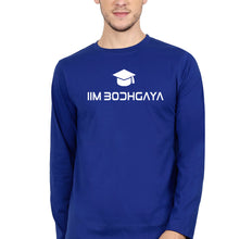 Load image into Gallery viewer, IIM BodhGaya Full Sleeves T-Shirt for Men-S(38 Inches)-Royal Blue-Ektarfa.online
