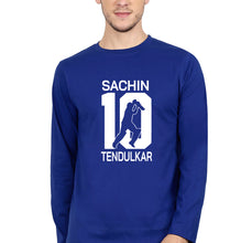 Load image into Gallery viewer, Sachin Tendulkar Full Sleeves T-Shirt for Men-Royal blue-Ektarfa.online
