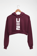 Load image into Gallery viewer, U2 Crop HOODIE FOR WOMEN-Maroon-Ektarfa.online

