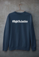Load image into Gallery viewer, Right to Justice Unisex Sweatshirt for Men/Women-Navy Blue-Ektarfa.online
