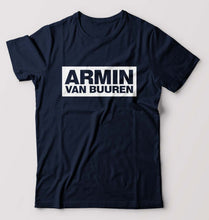 Load image into Gallery viewer, Armin Van Buuren T-Shirt for Men-S(38 Inches)-Navy Blue-Ektarfa.online
