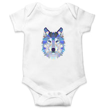 Load image into Gallery viewer, Wolf Kids Romper For Baby Boy/Girl-0-5 Months(18 Inches)-White-Ektarfa.online
