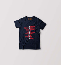 Load image into Gallery viewer, Money Hiest Kids T-Shirt for Boy/Girl-Navy Blue-Ektarfa.online
