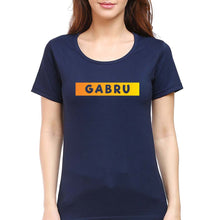 Load image into Gallery viewer, Gabru T-Shirt for Women-Navy Blue-Ektarfa.online
