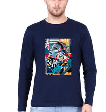 Load image into Gallery viewer, Erling Haaland Full Sleeves T-Shirt for Men-Navy Blue-Ektarfa.online
