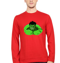 Load image into Gallery viewer, Hulk Superhero Full Sleeves T-Shirt for Men-Red-Ektarfa.online
