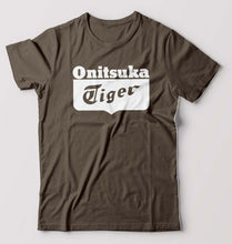 Load image into Gallery viewer, Onitsuka Tiger T-Shirt for Men-S(38 Inches)-Olive Green-Ektarfa.online
