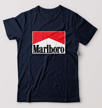 Load image into Gallery viewer, Marlboro T-Shirt for Men-S(38 Inches)-Navy Blue-Ektarfa.online
