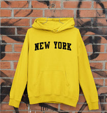 Load image into Gallery viewer, New York Unisex Hoodie for Men/Women-Mustard Yellow-Ektarfa.online
