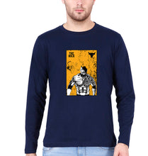 Load image into Gallery viewer, The Rock Full Sleeves T-Shirt for Men-Navy Blue-Ektarfa.online
