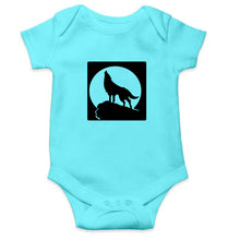 Load image into Gallery viewer, WOLF Kids Romper For Baby Boy/Girl-0-5 Months(18 Inches)-Sky Blue-Ektarfa.online
