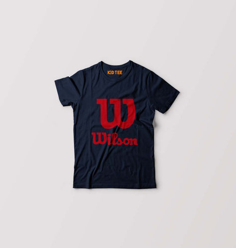 Wilson Kids T-Shirt for Boy/Girl-Navy Blue-Ektarfa.online