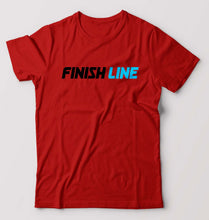 Load image into Gallery viewer, Finish Line T-Shirt for Men-S(38 Inches)-Red-Ektarfa.online
