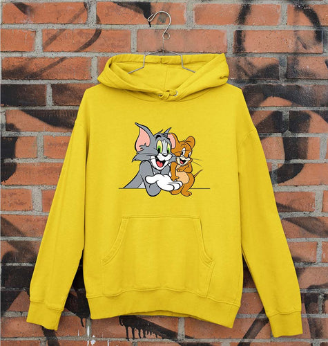 Tom and Jerry Unisex Hoodie for Men/Women-Mustard Yellow-Ektarfa.online