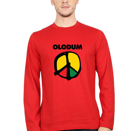 Olodum Full Sleeves T-Shirt for Men-Red-Ektarfa.online