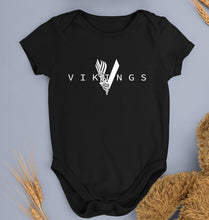 Load image into Gallery viewer, Vikings Kids Romper For Baby Boy/Girl-Black-Ektarfa.online
