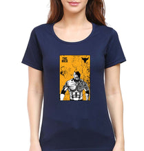 Load image into Gallery viewer, The Rock T-Shirt for Women-XS(32 Inches)-Navy Blue-Ektarfa.online
