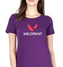 Load image into Gallery viewer, Valorant T-Shirt for Women-Purple-Ektarfa.online
