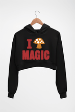 Load image into Gallery viewer, Mushroom Crop HOODIE FOR WOMEN-Black-Ektarfa.online
