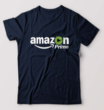 Load image into Gallery viewer, Amazon Prime T-Shirt for Men-Navy Blue-Ektarfa.online
