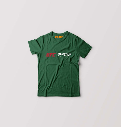 UFC Venum Kids T-Shirt for Boy/Girl-0-1 Year(20 Inches)-Dark Green-Ektarfa.online