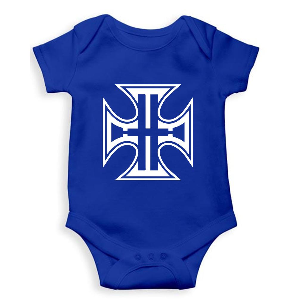 Triple H WWE Kids Romper For Baby Boy/Girl-0-5 Months(18 Inches)-Royal Blue-Ektarfa.online