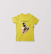 Load image into Gallery viewer, Khabib Nurmagomedov Kids T-Shirt for Boy/Girl-0-1 Year(20 Inches)-Mustard Yellow-Ektarfa.online
