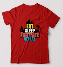 Load image into Gallery viewer, Fortnite T-Shirt for Men-S(38 Inches)-Red-Ektarfa.online
